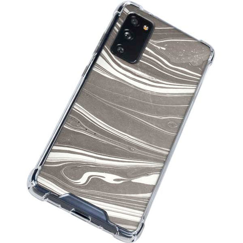 Grey Marble Galaxy S20 FE Clear Case
