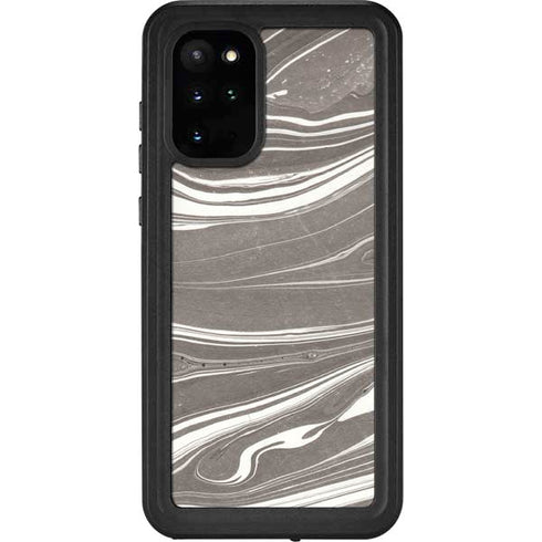 Grey Marble Galaxy S20 Plus Waterproof Case