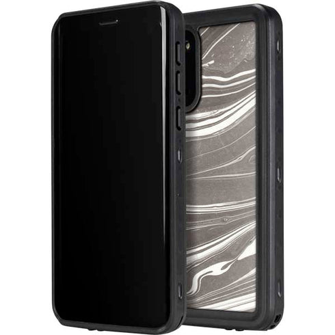 Grey Marble Galaxy S20 Plus Waterproof Case