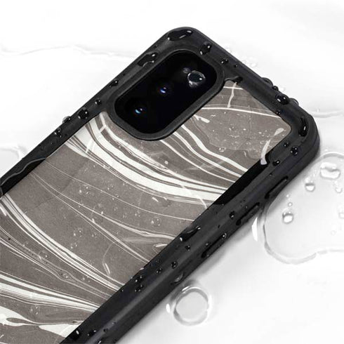 Grey Marble Galaxy S20 Waterproof Case