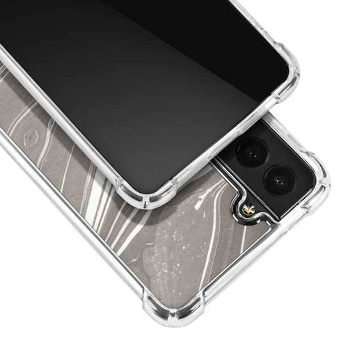 Grey Marble Galaxy S21 FE Clear Case