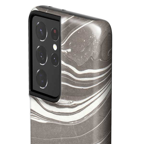 Grey Marble Galaxy S21 Ultra 5G Pro Case