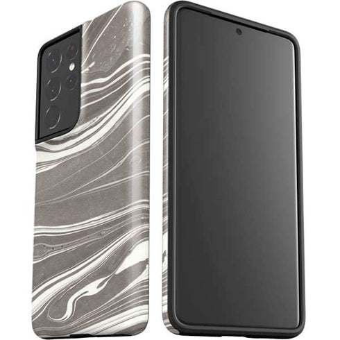 Grey Marble Galaxy S21 Ultra 5G Pro Case