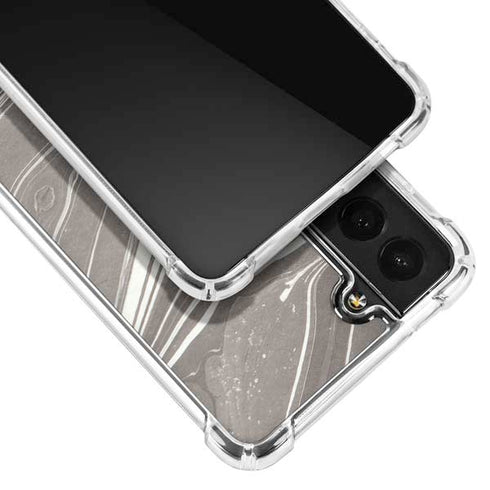 Grey Marble Galaxy S22 Clear Case