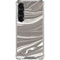 Grey Marble Galaxy S23 Clear Case