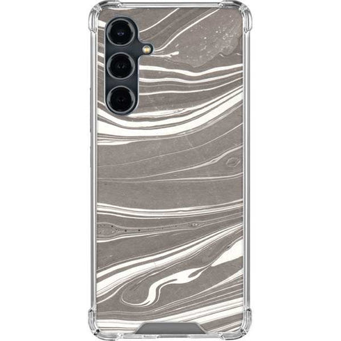 Grey Marble Galaxy S23 FE Clear Case