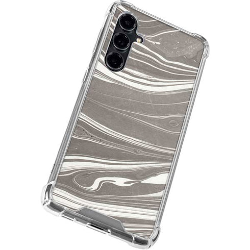 Grey Marble Galaxy S23 FE Clear Case