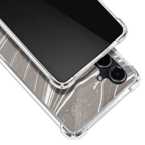 Grey Marble Galaxy S23 FE Clear Case