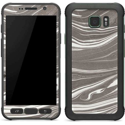 Grey Marble Galaxy S7 Active Skin