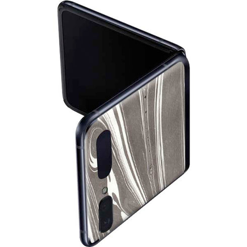 Grey Marble Galaxy Z Flip Skin