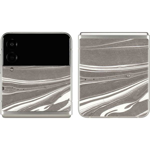 Grey Marble Galaxy Z Flip3 5G Skin
