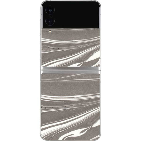 Grey Marble Galaxy Z Flip3 5G Skin