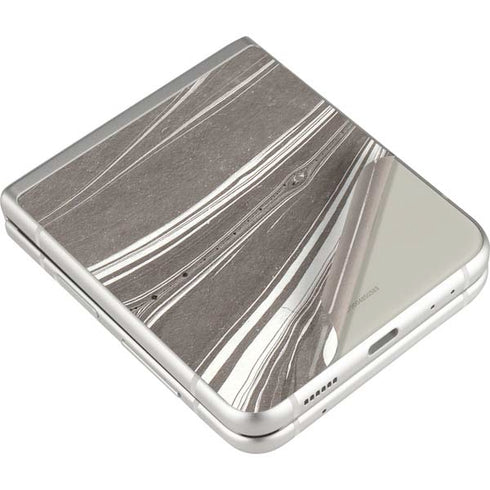 Grey Marble Galaxy Z Flip3 5G Skin