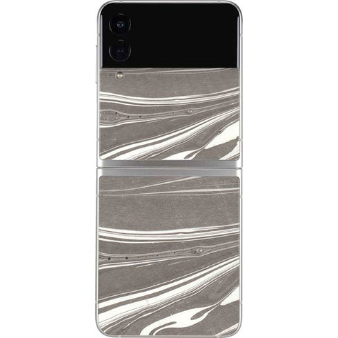 Grey Marble Galaxy Z Flip4 5G Skin