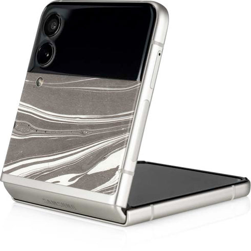 Grey Marble Galaxy Z Flip4 5G Skin