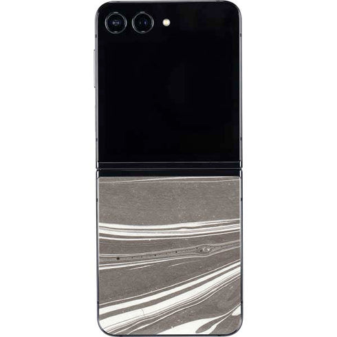Grey Marble Galaxy Z Flip5 5G Skin