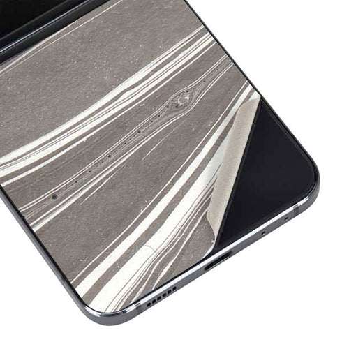 Grey Marble Galaxy Z Flip5 5G Skin