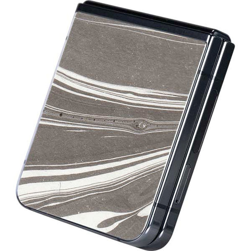 Grey Marble Galaxy Z Flip5 5G Skin