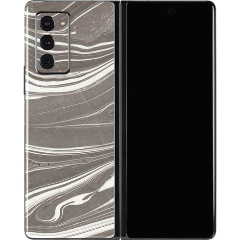 Grey Marble Galaxy Z Fold2 5G Skin