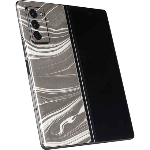 Grey Marble Galaxy Z Fold2 5G Skin
