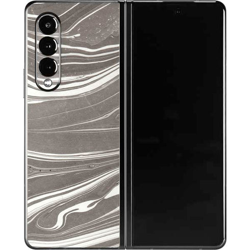 Grey Marble Galaxy Z Fold3 5G Skin