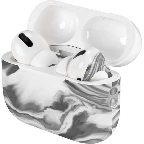 Grey Marble Ink AirPods Pro 2nd Gen Skin