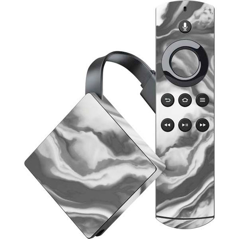 Grey Marble Ink Amazon Fire TV Skin