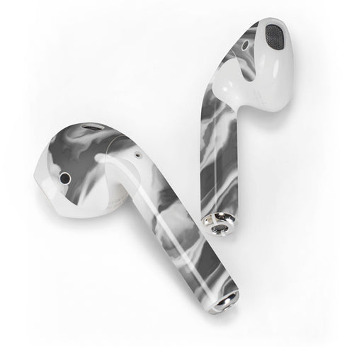 Grey Marble Ink Apple AirPods 2 Skin