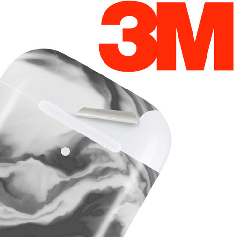 Grey Marble Ink Apple AirPods 2 Skin