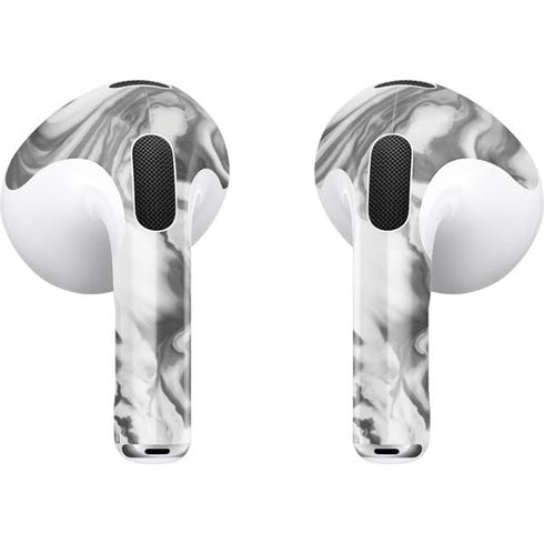 Grey Marble Ink Apple AirPods (3rd Gen 2021) Skin