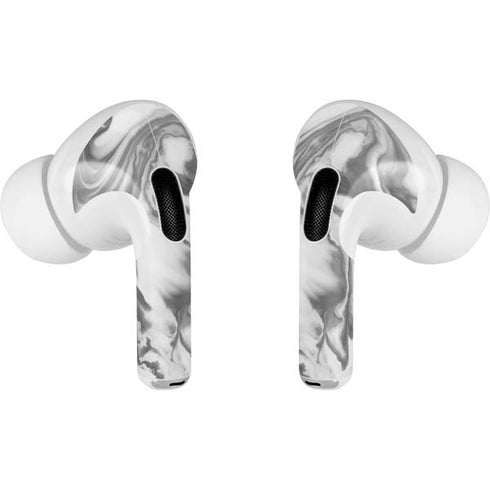 Grey Marble Ink Apple AirPods Pro Skin