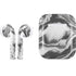 Grey Marble Ink Apple AirPods Skin