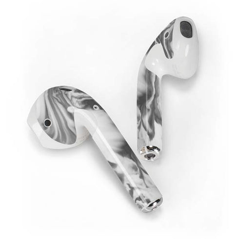Grey Marble Ink Apple AirPods Skin