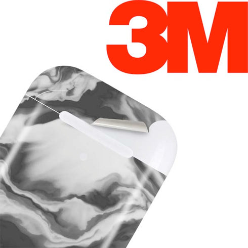 Grey Marble Ink Apple AirPods Skin