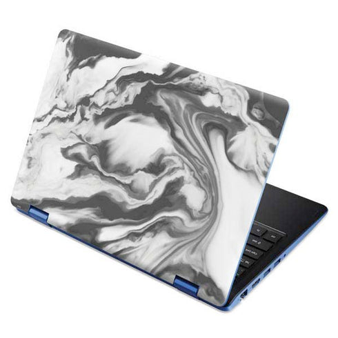 Grey Marble Ink Aspire R11 11.6in Skin