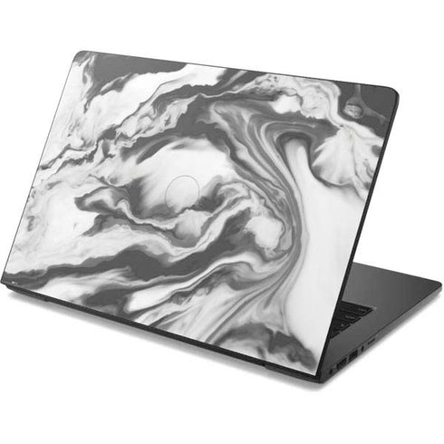 Grey Marble Ink Dell Chromebook Skin