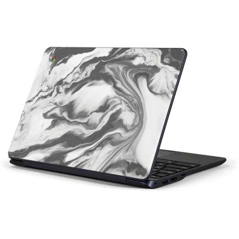Grey Marble Ink Samsung Chromebook Skin