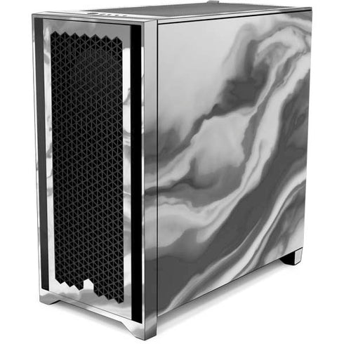 Grey Marble Ink Corsair 4000D Tempered Glass Mid-Tower ATX Case Skin