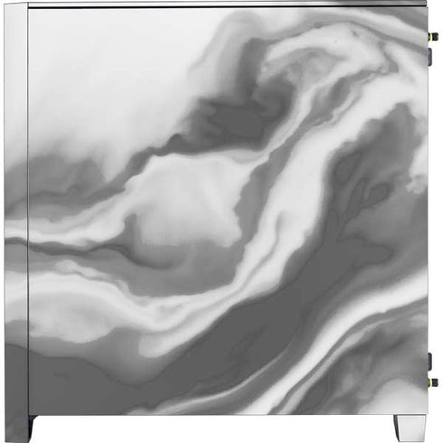 Grey Marble Ink Corsair 4000D Tempered Glass Mid-Tower ATX Case Skin