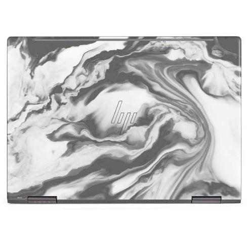 Grey Marble Ink HP Envy Skin