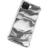 Grey Marble Ink Galaxy A12 Clear Case