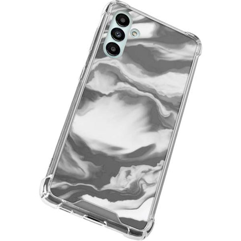 Grey Marble Ink Galaxy A13 5G Clear Case