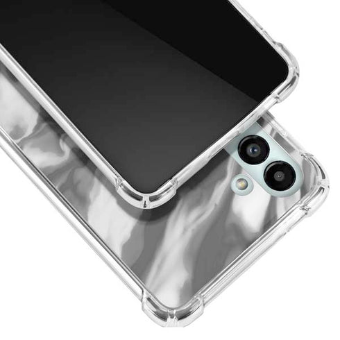 Grey Marble Ink Galaxy A13 5G Clear Case
