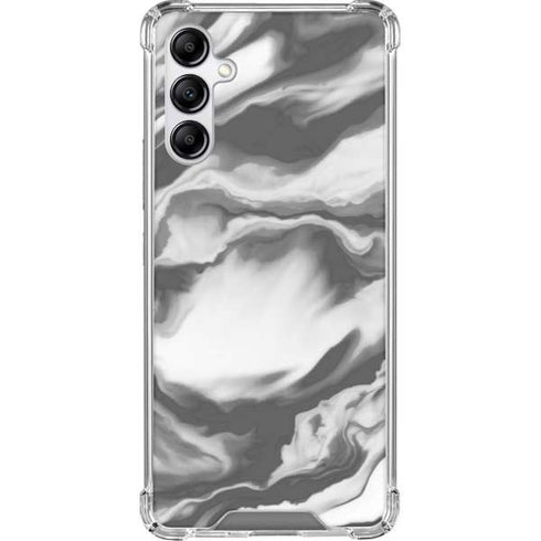 Grey Marble Ink Galaxy A14 5G Clear Case