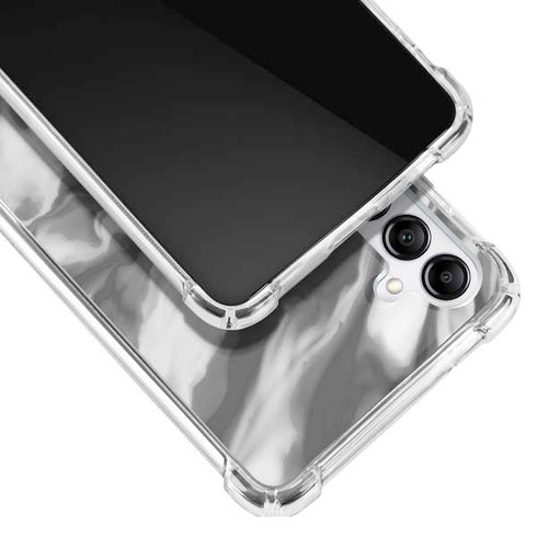 Grey Marble Ink Galaxy A14 5G Clear Case
