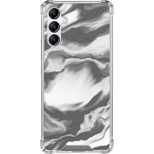 Grey Marble Ink Galaxy A15 5G Clear Case
