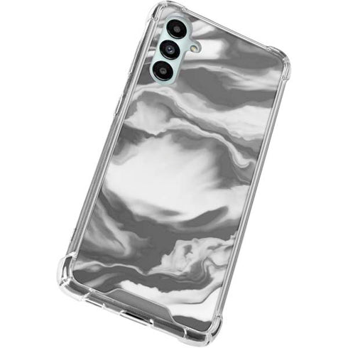 Grey Marble Ink Galaxy A15 5G Clear Case