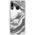 Grey Marble Ink Galaxy A20 Clear Case