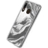 Grey Marble Ink Galaxy A20 Clear Case