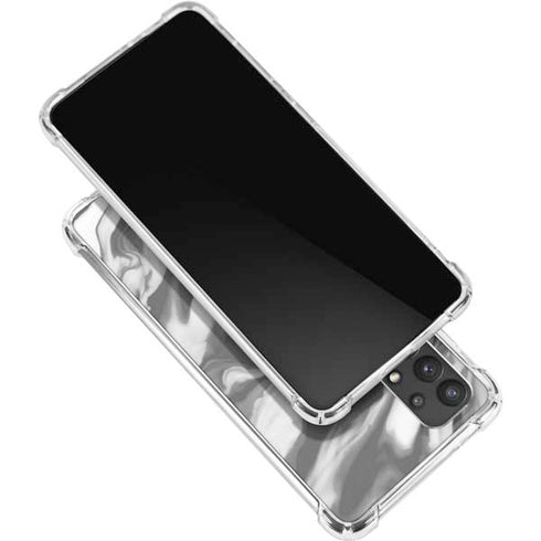 Grey Marble Ink Galaxy A32 5G Clear Case